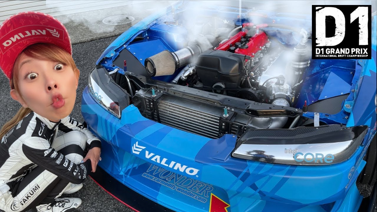 900馬力のエンジンがブロー！？破壊神サヤカのトラブル5連発！【 D1GP オートポリス 下田紗弥加 ドリフト ドキュメンタリー 】