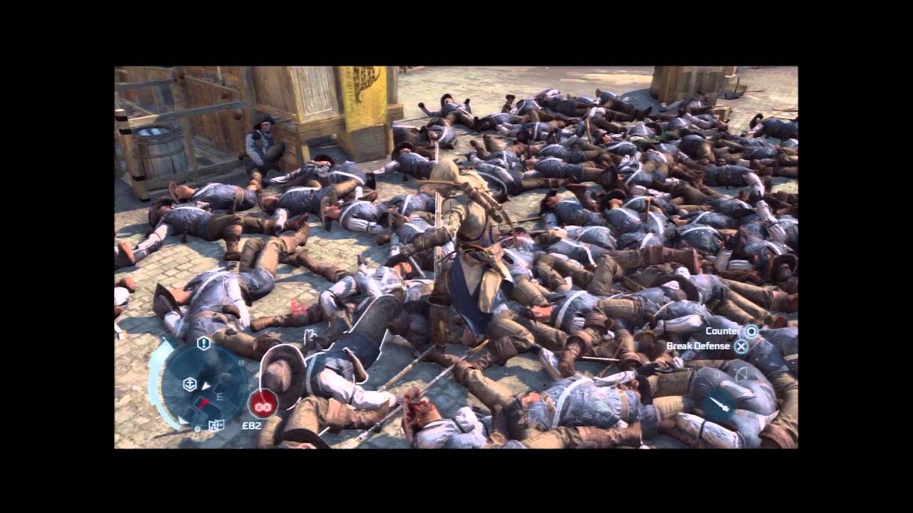 Assassin's Creed 3: Infinite spawning guards and DEATH!