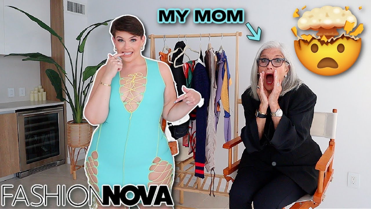 MY MOM RATES MY SCANDALOUS FASHION NOVA CURVE OUTFITS!
