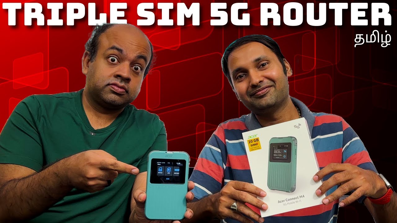 Triple SIM Portable 5G Router with global roaming, Wi-Fi 6, IP68 | Acer Connect M4