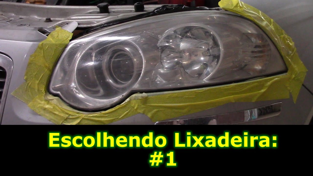 Qual lixadeira comprar? Lixamento de farol.