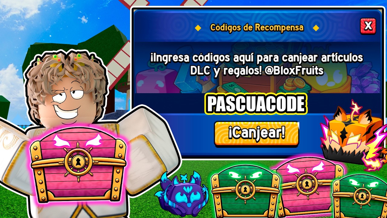 32 CODIGOS ACTIVOS de BLOX FRUITS CODES DE PASCUA *MARZO 2026*