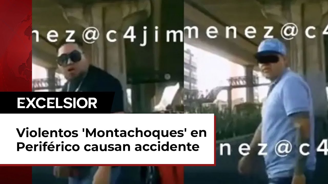 Violentos 'Montachoques' en Periférico causan accidente