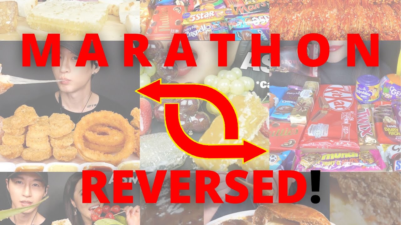 Reversed Mukbang Marathon | Reversed 