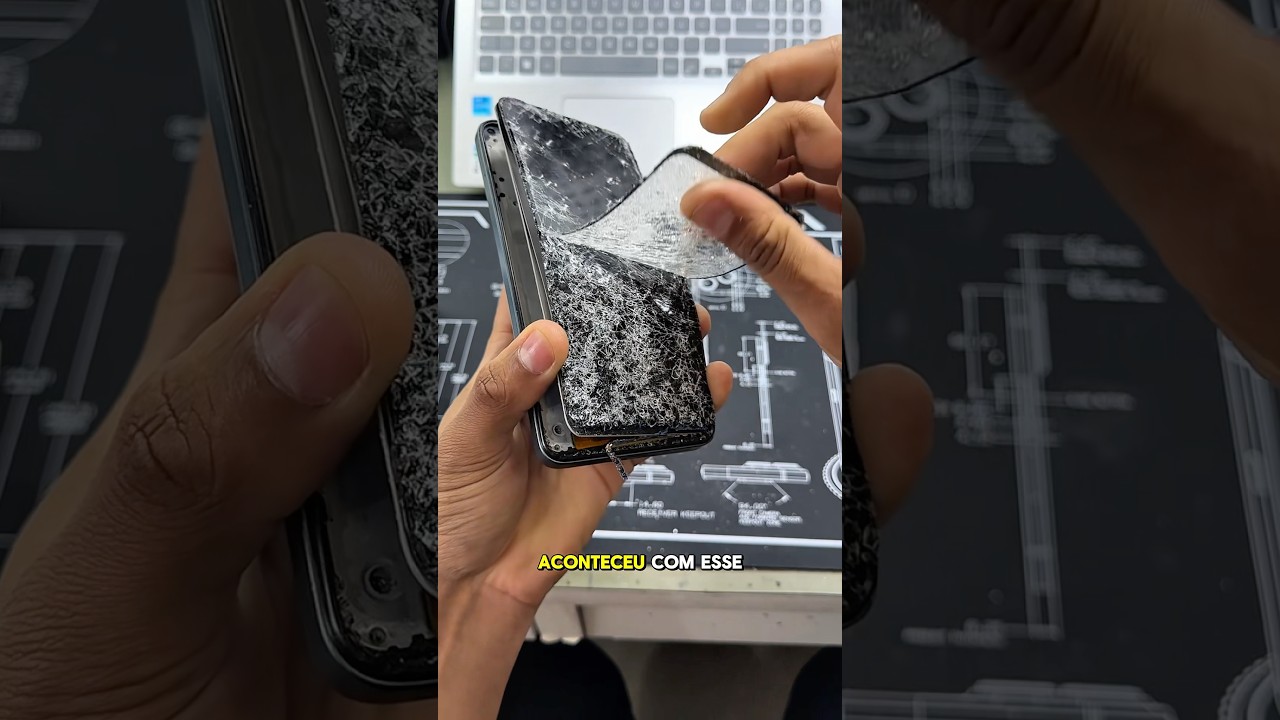 Redmi 13c que queria trocar o vidro quebrado mas neste caso somente outra tela #reparodecelular