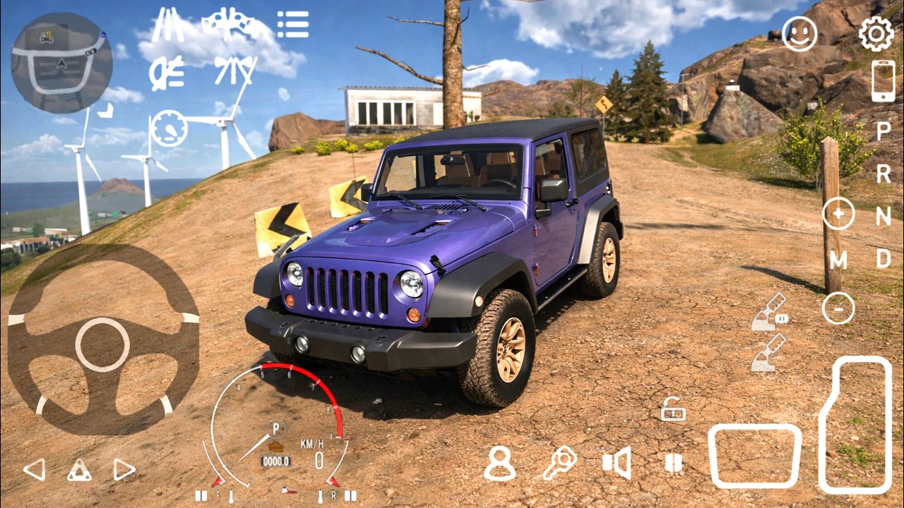 Jeep Wrangler Driving 4K🚗❤️‍🔥 - Car Parking Multiplayer 2