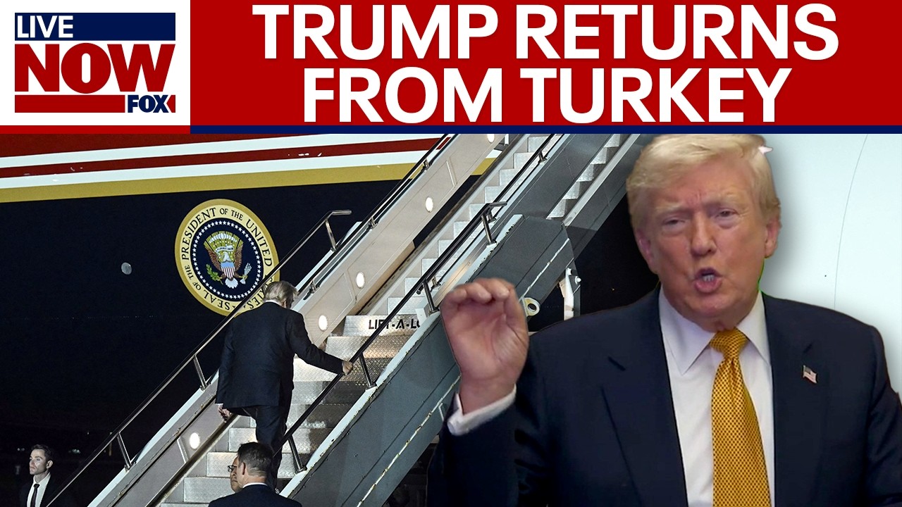 WATCH: Trump takes questions on Air Force One after NATO summit in Turkey