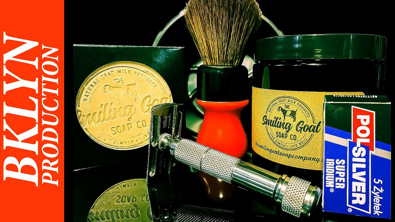 💈 Великолепное бритьё RazoRock Game Changer .84, Smiling Goat Soap & Balm, Yaqi Brush, PolSilver 👍🔥😜