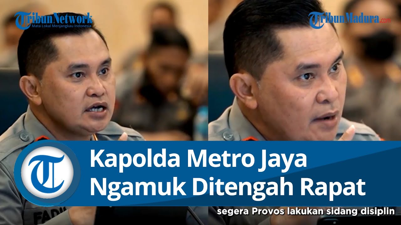 Kapolda Fadil Imran Ngamuk Hingga Ingin Usir Anak Buahnya dari Polda Metro Jaya Saat Rapat Mingguan