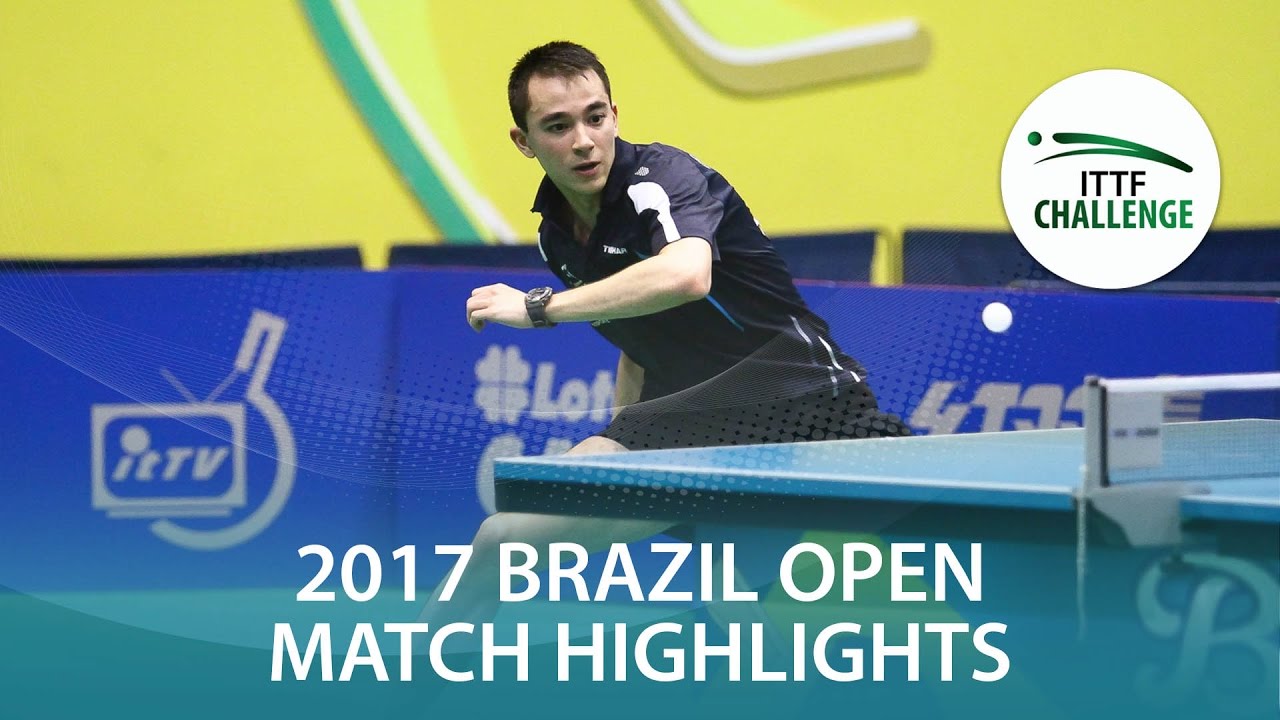2017 Brazil Open Highlights: Hugo Calderano vs Amalraj Anthony (Final)