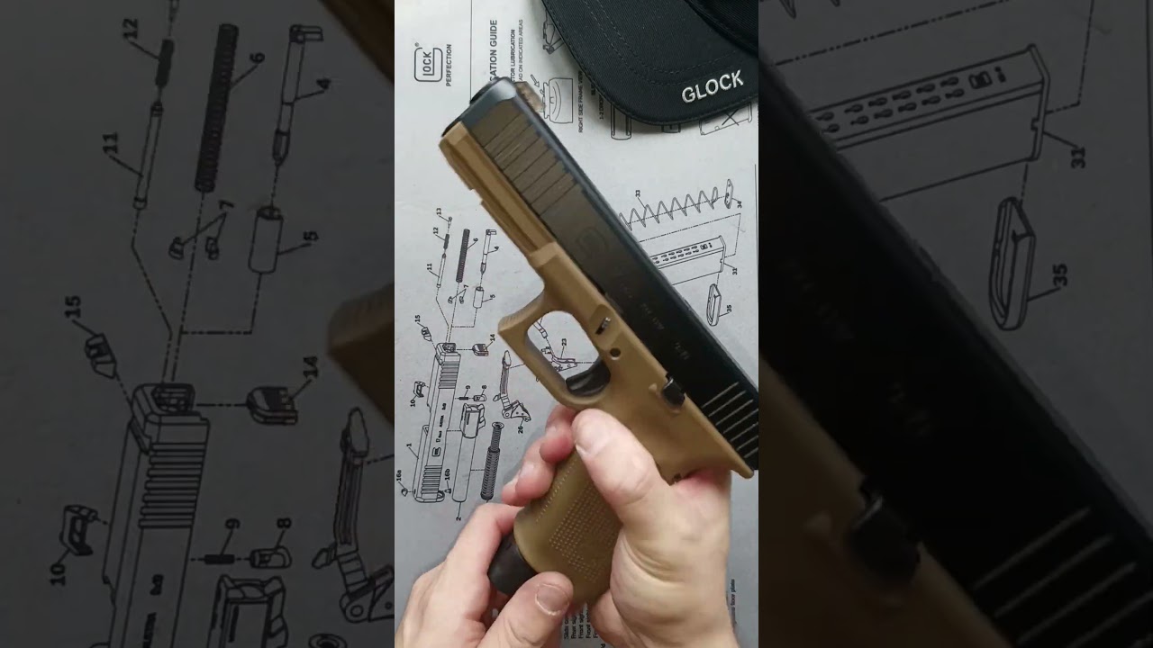 GLOCK rozkładanie i składanie (szybkie)
