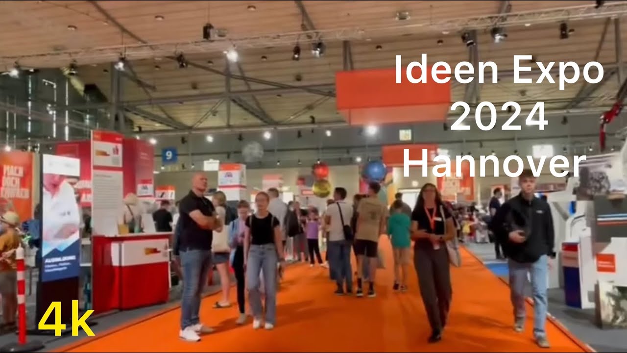 Ideen Expo Messegelände Hannover(Rundgang) /Event 2024 4K