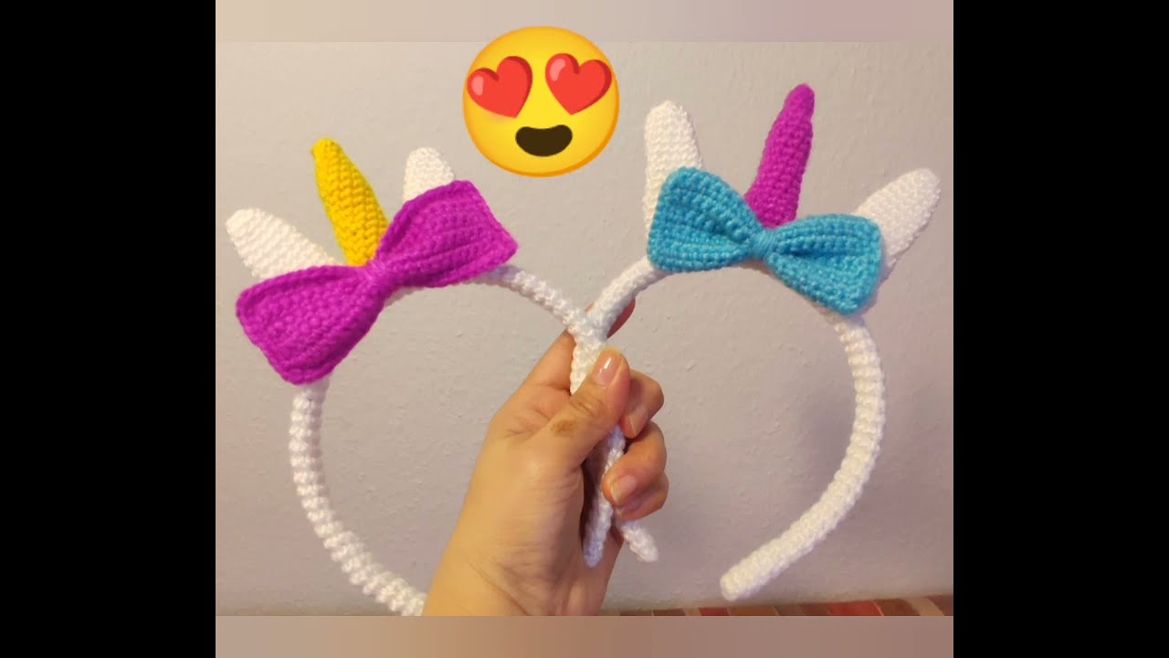 How to Crochet Unicorn headband