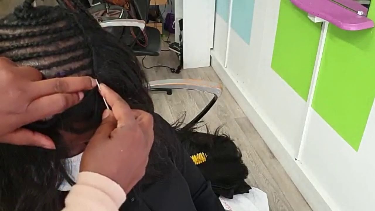 Tissage fermé sans clôsure (des vieilles mèches  brésiliennes)
