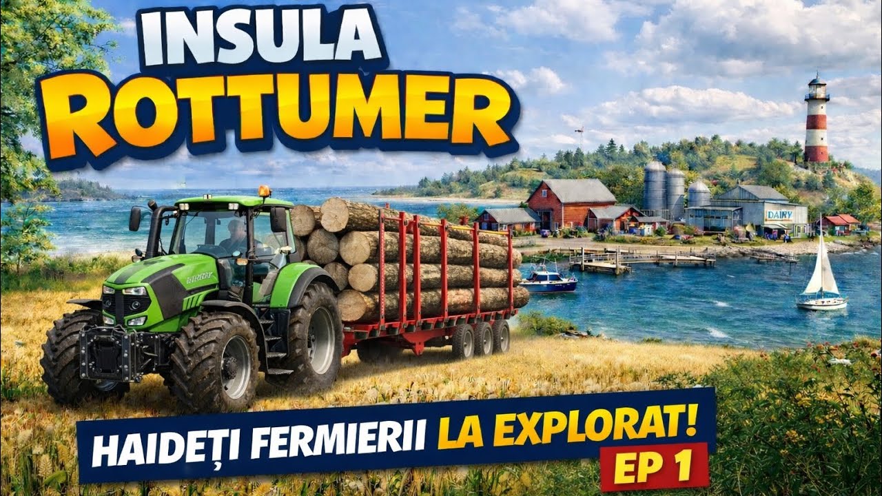 FS25 Insula Fermierului 🏝️ | Lemne, muncă și primii bani!!!
