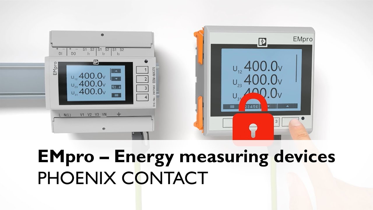 EMpro energy measuring devices: The fastest way to measuring you energy consumption