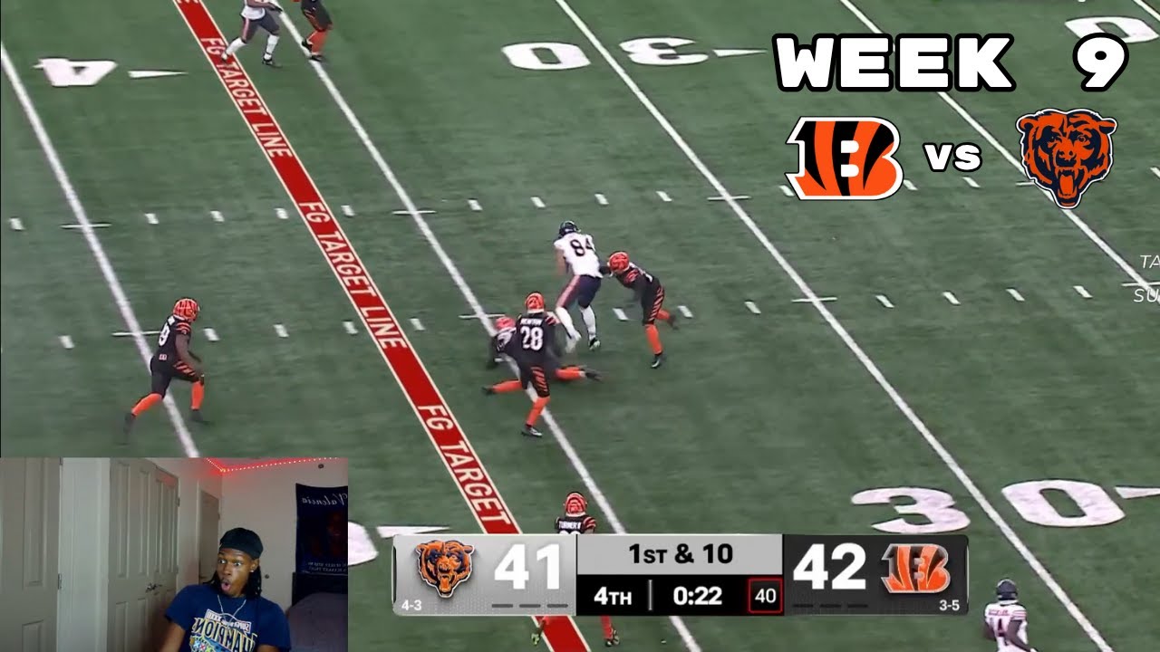 ЕЩЁ ОДНА ИГРА ГОДА!!! AyoTankk отреагировал на лучшие моменты матча «Медведи» против «Бенгалс» | ...