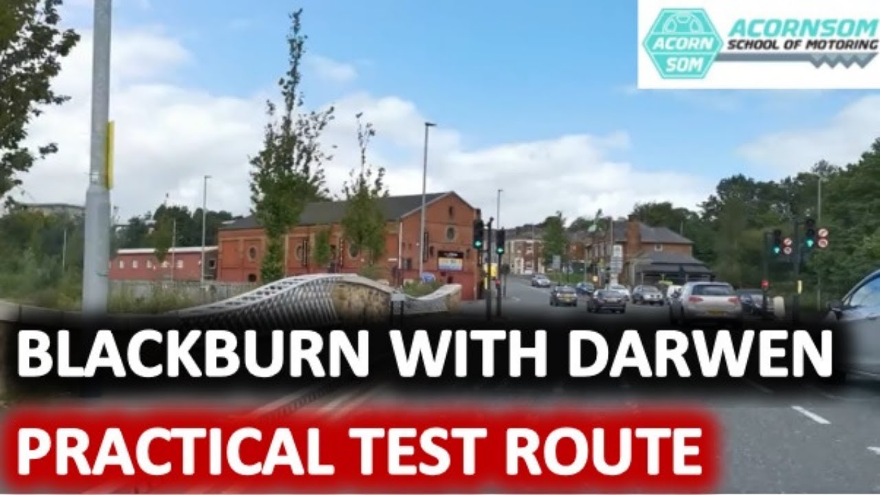 Blackburn with Darwen Driving test route Darwen Test centre UK Driving Mock Test 2