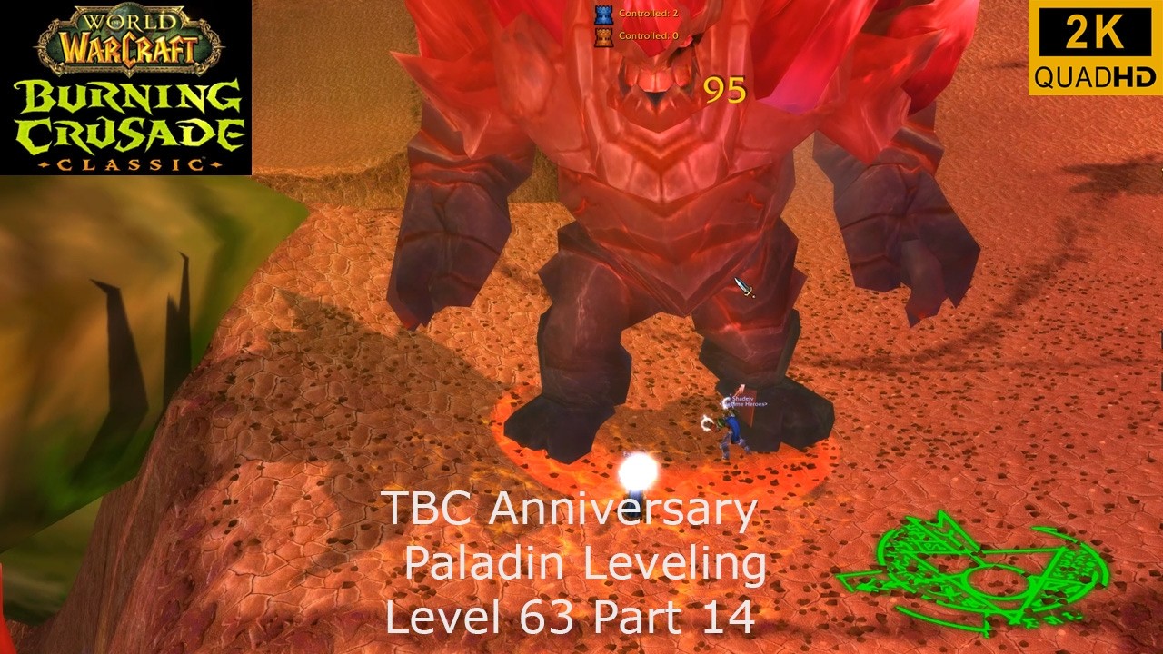 WoW TBC Anniversary | Paladin Leveling | Level 63 Part 14 | Retri Paladin PoV | No Commentary 2K