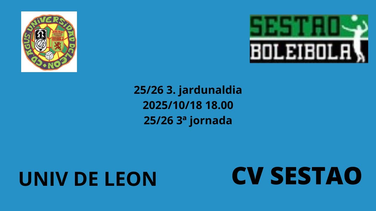 UNIV DE LEON - CV SESTAO