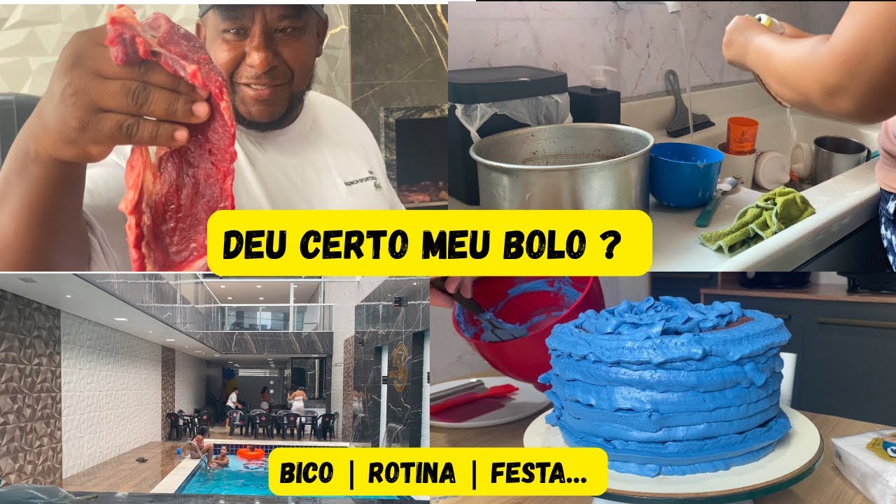 Deu certo meu bolo? 🎂 | Rotina, bico e festa em família ✨