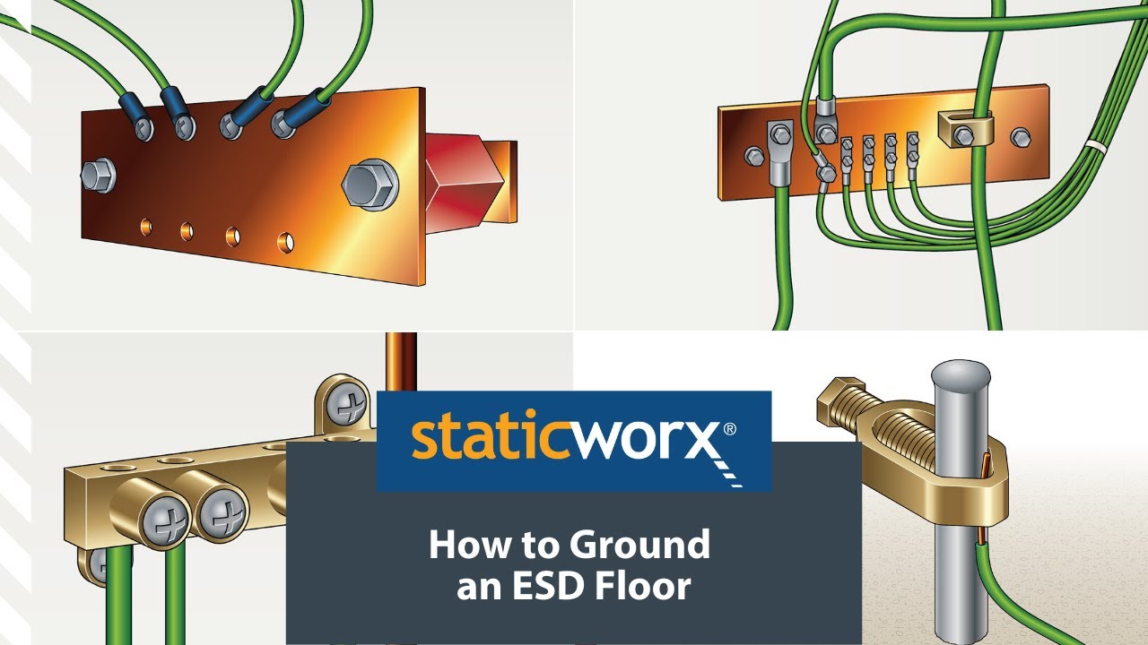How to Ground an ESD Floor