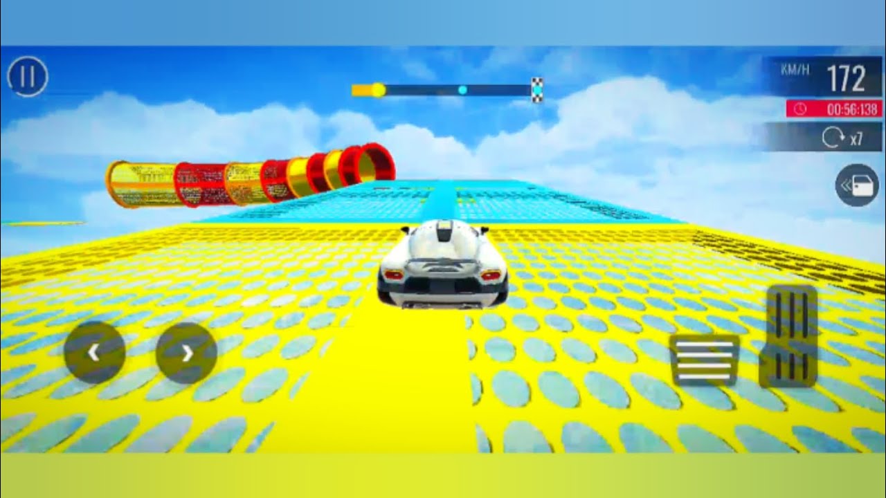 GT CAR STUNT ON IMPOSSIBLE ROAD!GT CAR ACTION ON PUBLIC ROAD WITH HIGHEST SPEED