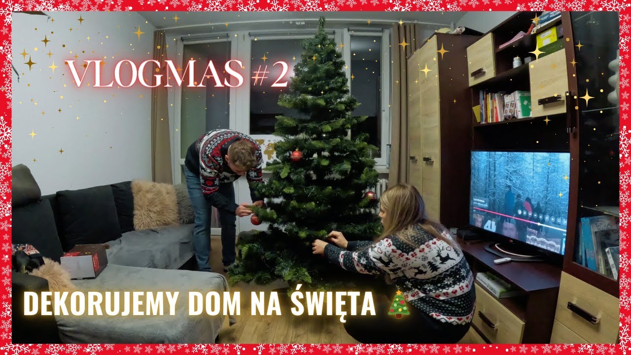 VLOGMAS #2: Dekoruję dom na Święta 🎄 Ozdoby, paznokcie i recenzja 