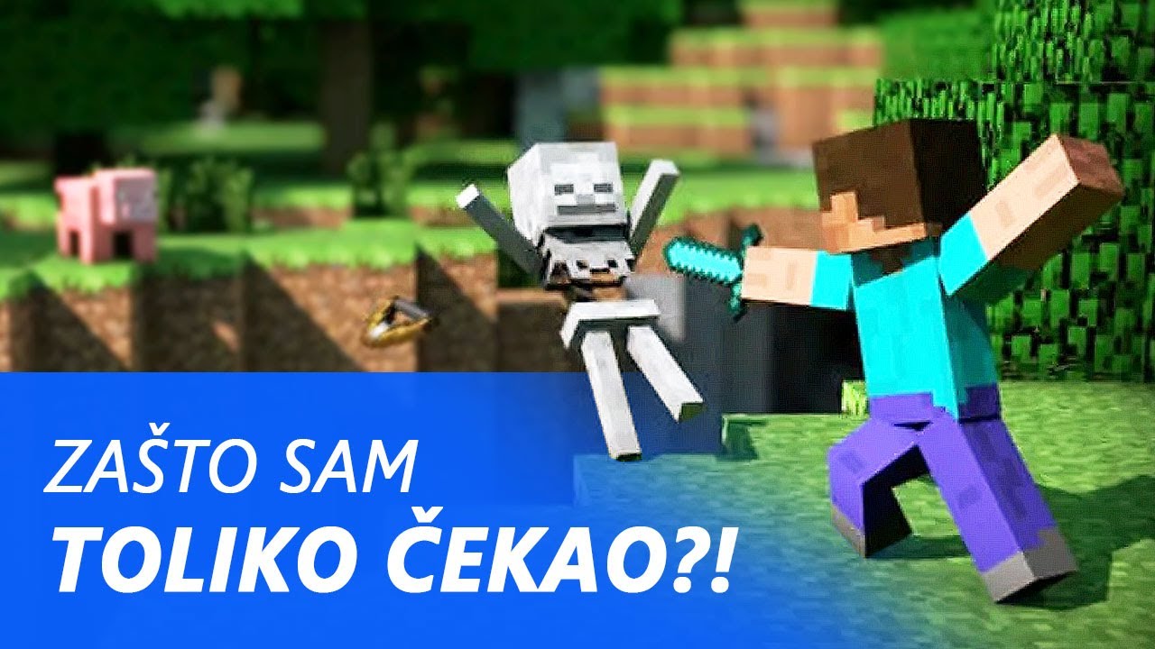Kako je igrati Minecraft PO PRVI PUT u 2023. godini? // Minecraft preživljavanje (EP1)