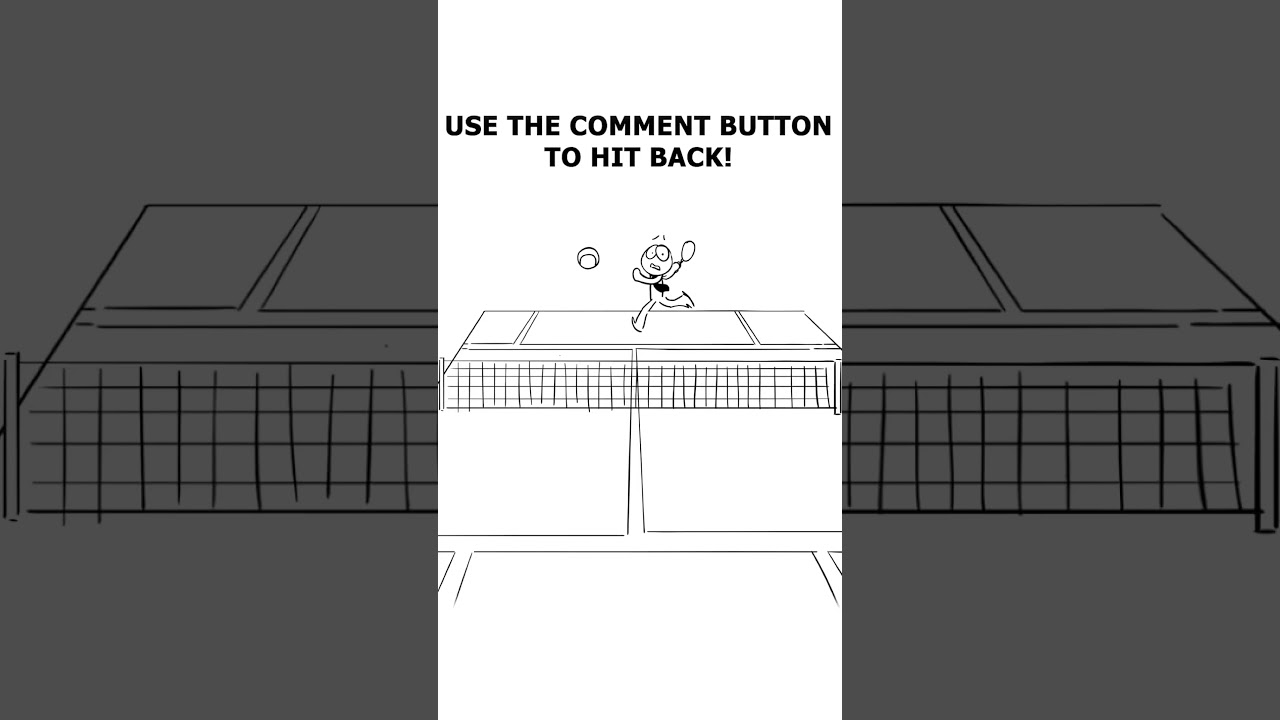 use comment button to hit back 😮