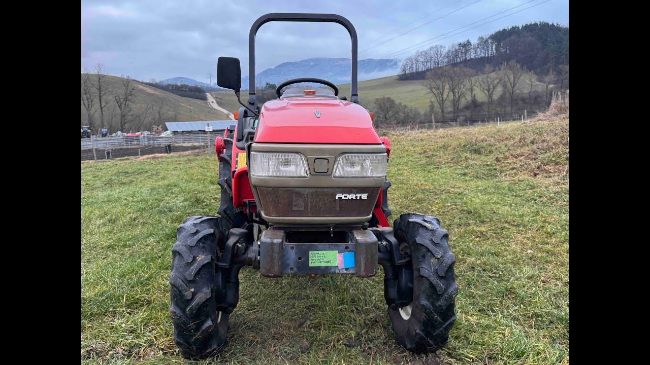 japonský malotraktor YANMAR F210 s rotavátorom a rámom