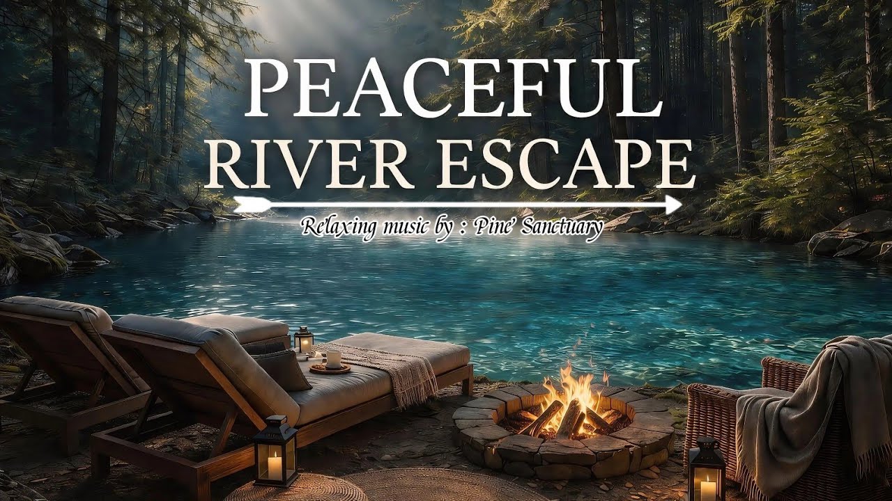 Peaceful Forest River 🌲 Relaxing Piano Music for Deep Relaxation