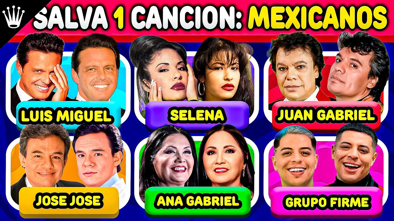 Salva 1 Cancion De Cada Artista Mexicano  🇲🇽 🔥🌟 Parte 2 ¿Cual Es Tu Favorita? | BRAHYMUSIC