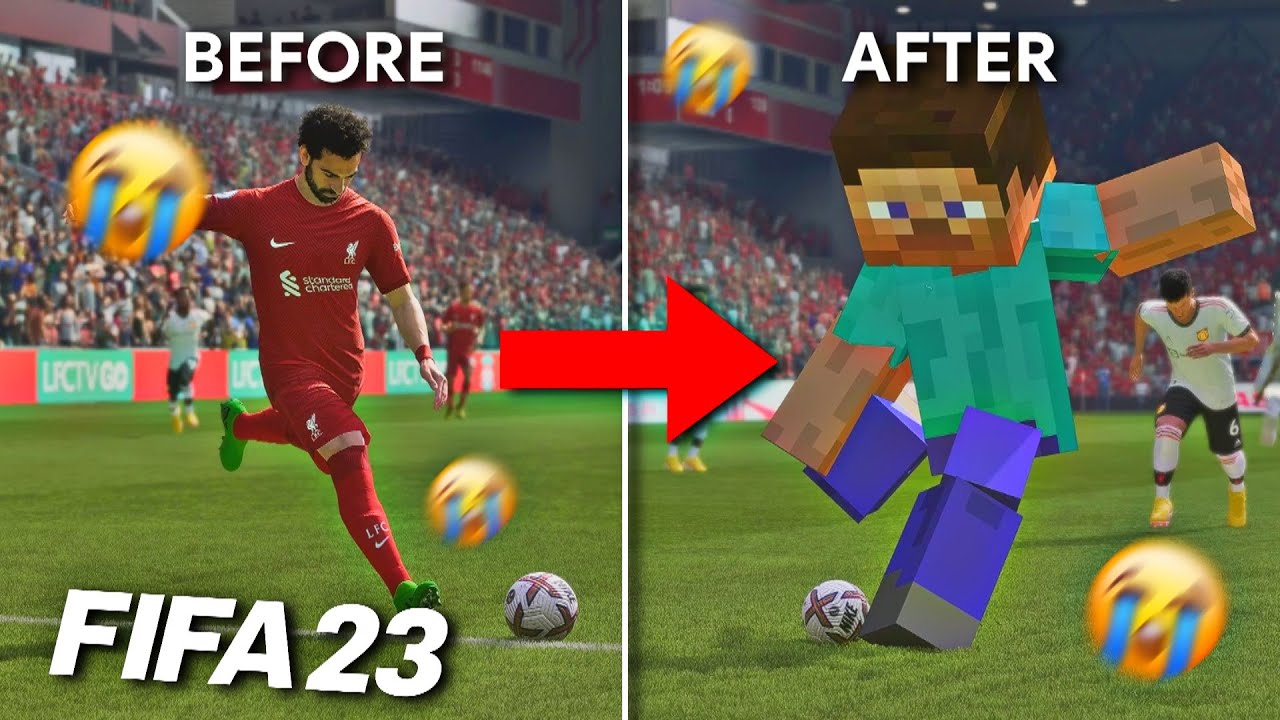 I Put MINECRAFT characters into FIFA 23!