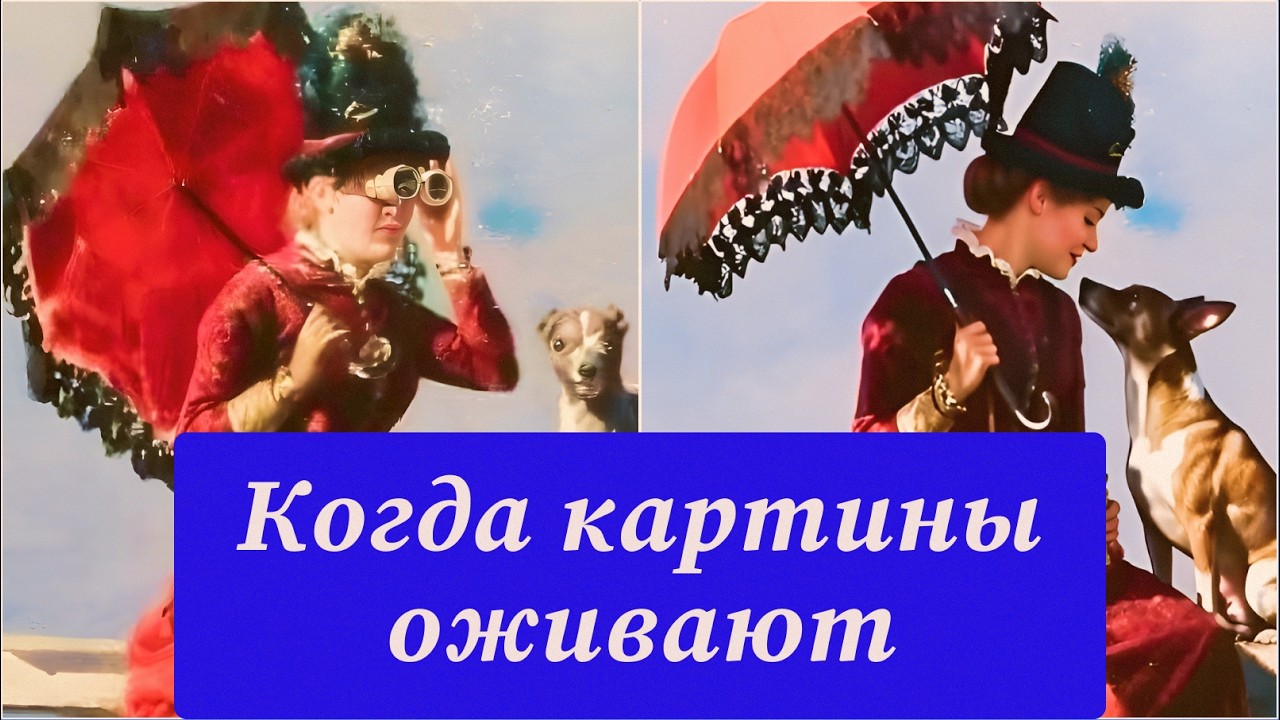Когда картины оживают | #art #painting #animation #искусство #живопись