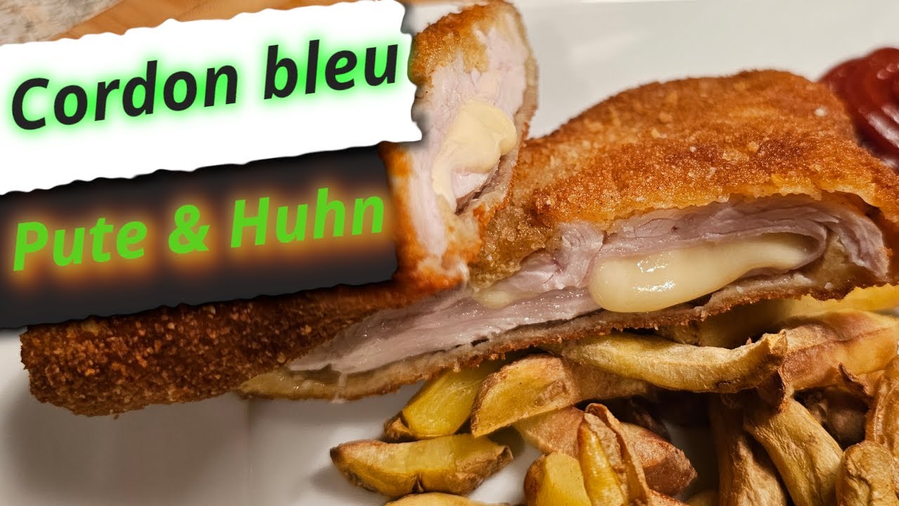 Cordon Bleu & Pommes – Glutenfrei, Knusprig & Airfryer-tauglich! 🍗🍟Gordon
