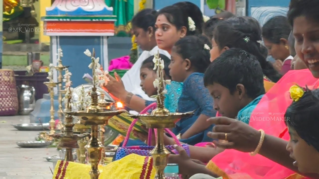 திருவிளக்குபூஜை ஶ்ரீ முத்தாரம்மன் கோவில் வருஷாபிஷேக விழா 2026 விஜயநாராயணபுரம் #newtrend #trending 