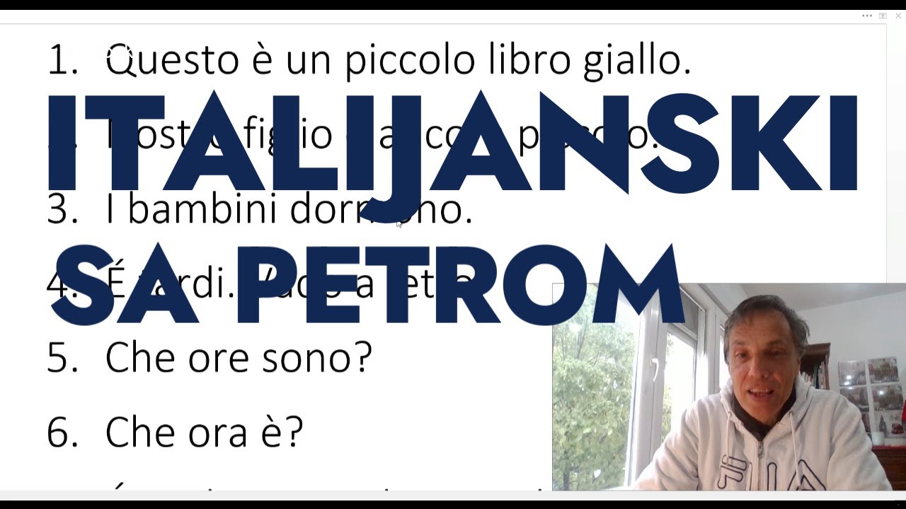 ITALIJANSKI SA PETROM 10 GODINA POSLE
