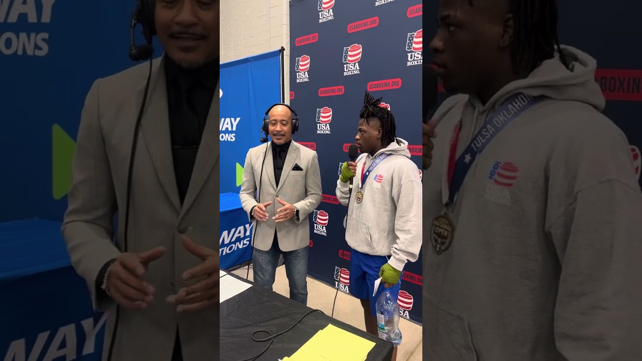 Yoell Cooper future Boxing World champion interview with David Austin after USA Boxing National Win