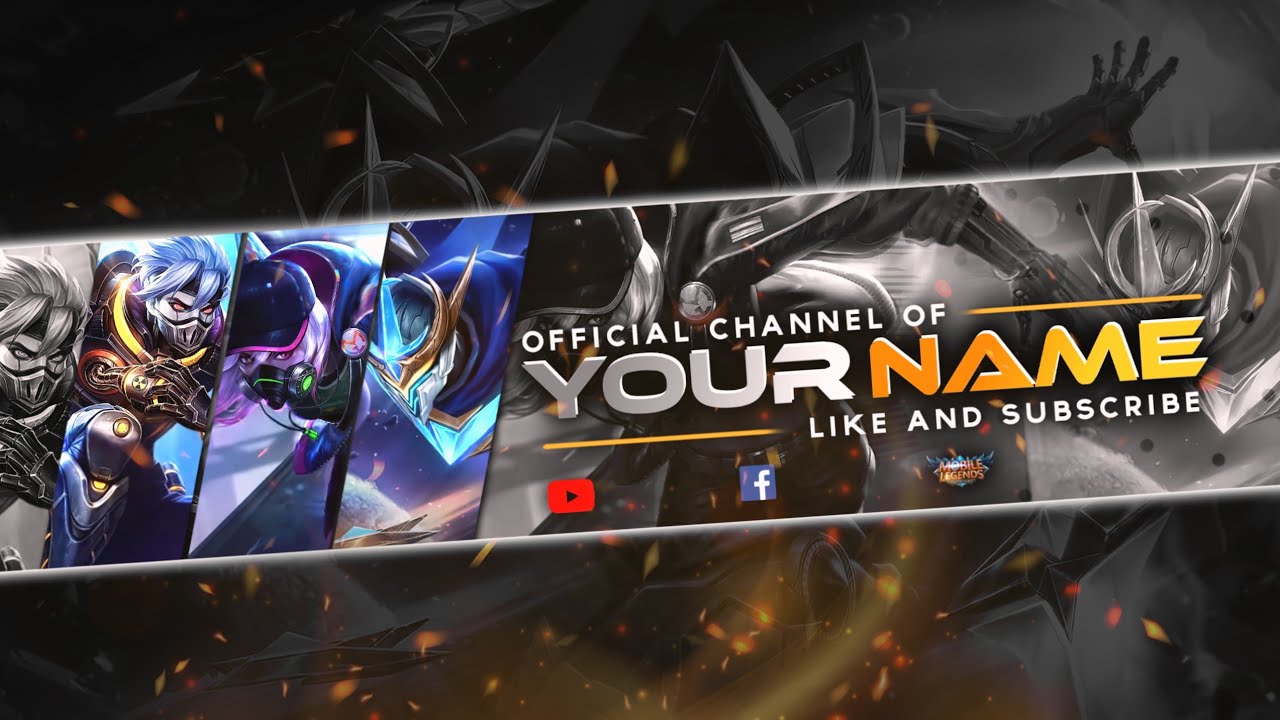 HOW TO MAKE YOUTUBE GAMING BANNER- LIKE JOHN KEVZ