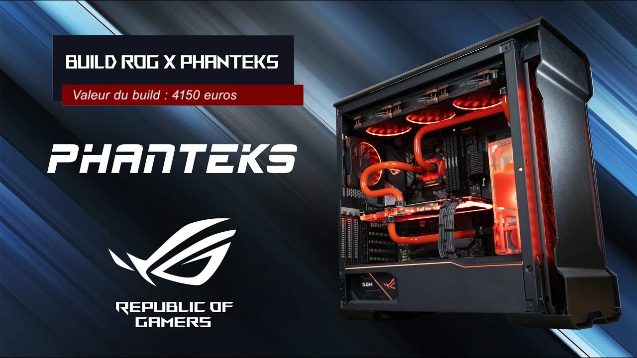 ROG X PHANTEKS TIME LAPSE BUILD - ENTHOO EVOLV X