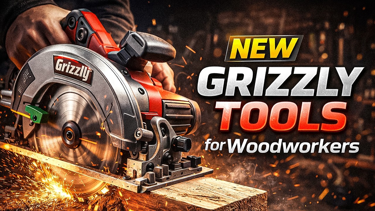 10 NEW GRIZZLY TOOLS That are Grace for Woodworkers!