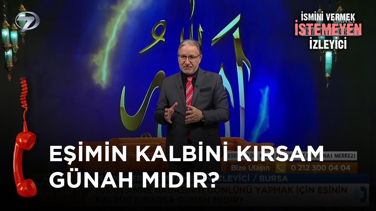 Anne Babanın Gönlü İçin Eşinin Kalbi Kırılır Mı? - İsmini Vermek İstemeyen İzleyici