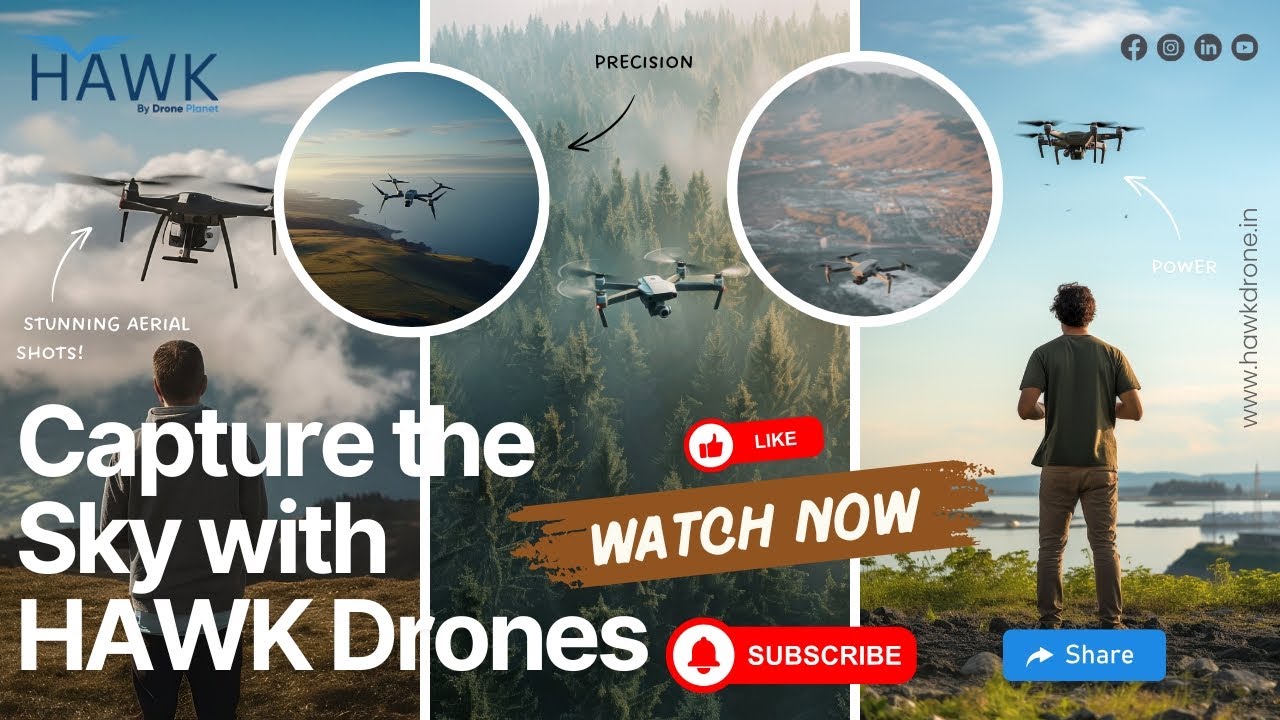 Precision, Innovation & Stunning Aerial Shots &ndash; Unlock the Power of HAWK Drones