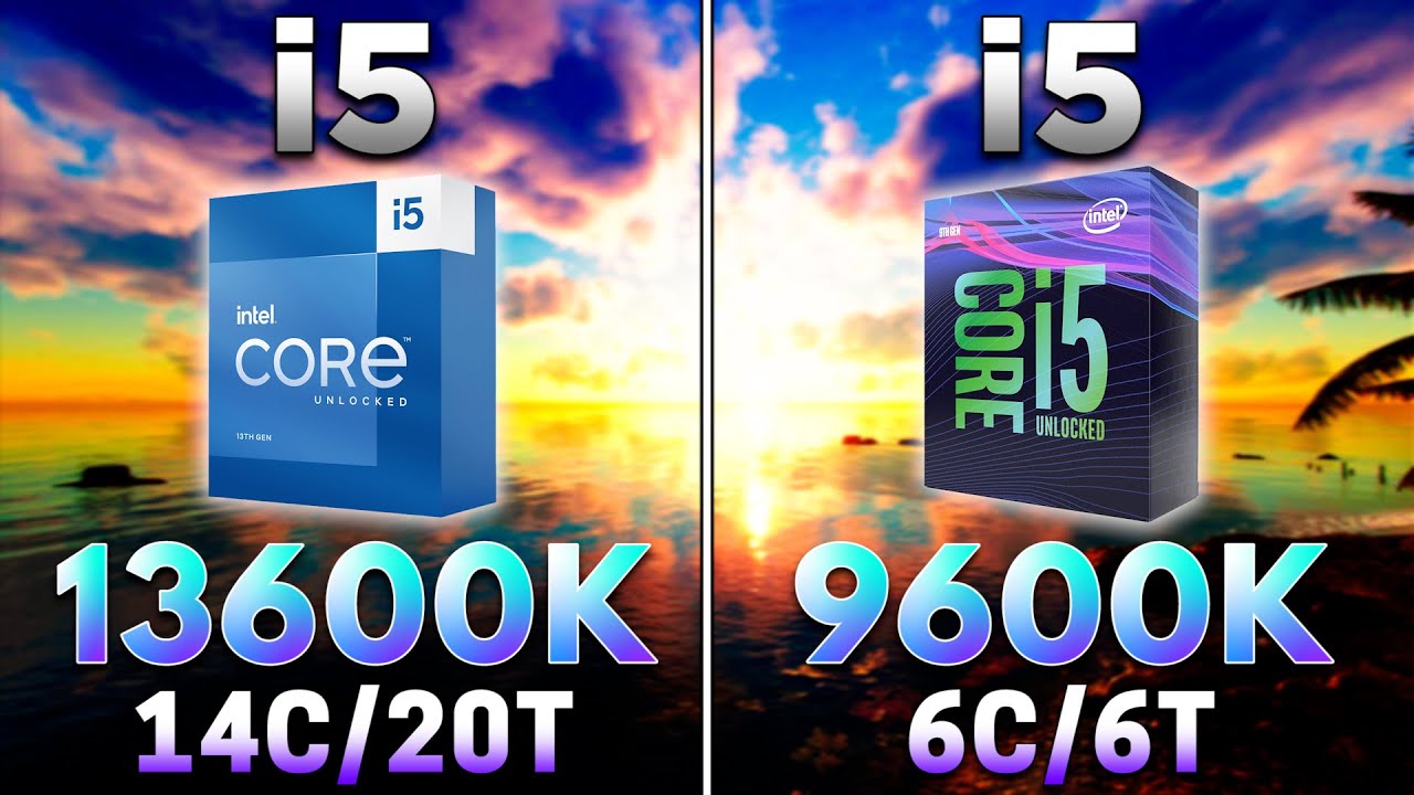 Core i5 13600K vs Core i5 9600K | PC Gameplay Tested (5 Years Difference)