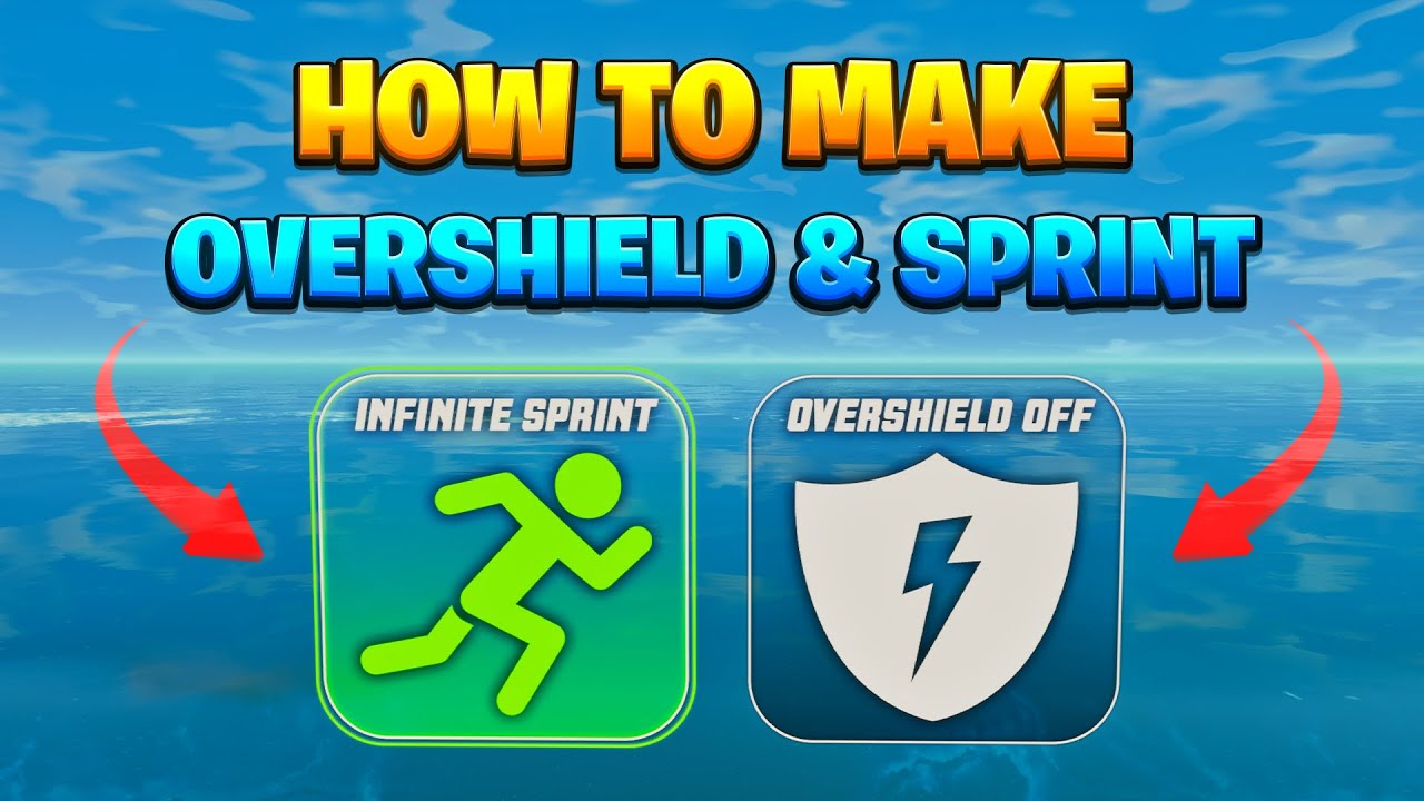 INSANE Overshield + Sprint Changer System in UEFN! | Automatic -1 HP Trick 💥 UEFN Tutorial