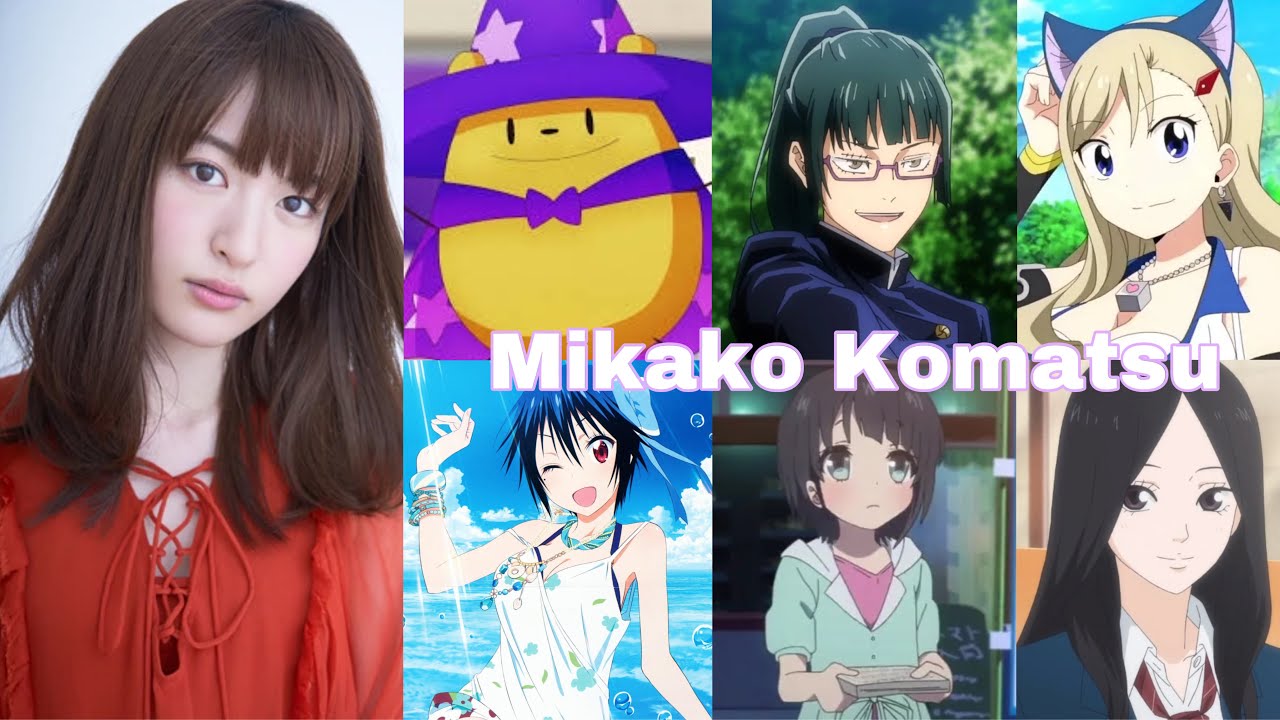 Komatsu Mikako - 15 Anime Characters