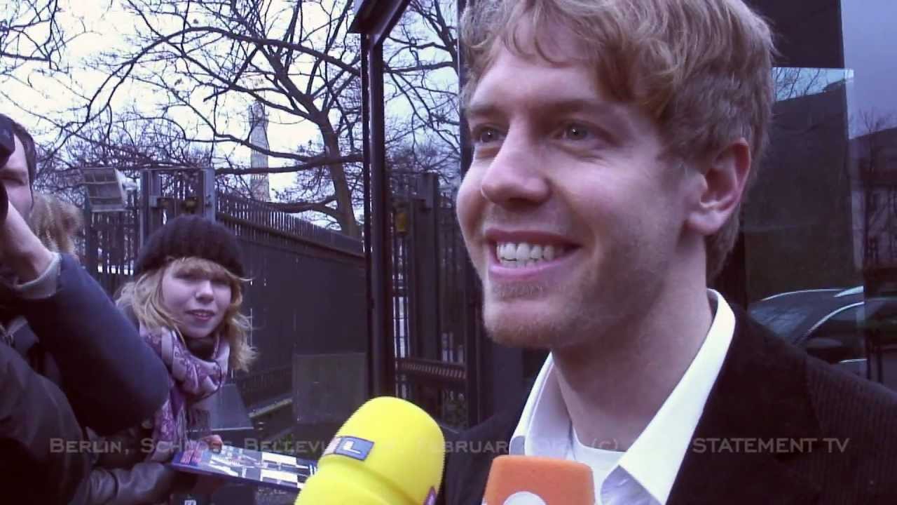 Auszeichnung für Sebastian Vettel in Schloß Bellevue