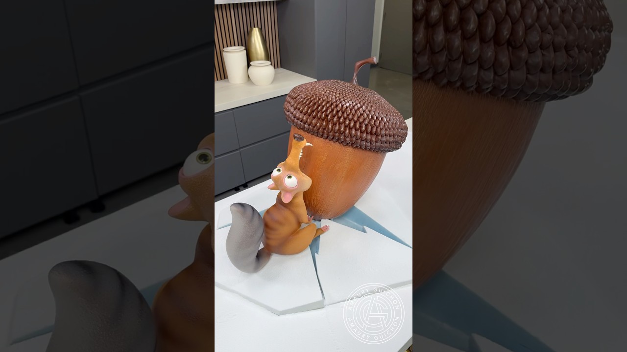 Chocolate Ice Age! 🐿️ Do you think he finally got the Acorn? #amauryguichon #chocolate