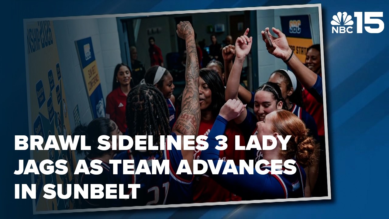 Lady Jags advance in Sunbelt tourney, but brawl sidelines 3 key players - NBC 15